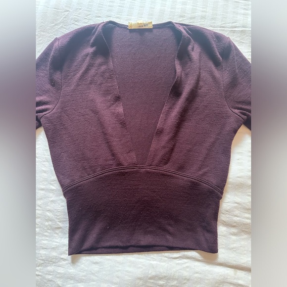 Women’s Wilfred cropped long sleeve top - Picture 2 of 3